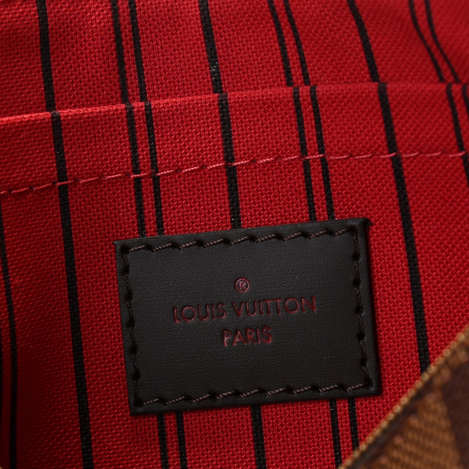 Louis Vuitton Damier Ebene Neverfull MM GM Pochette 6 of 7
