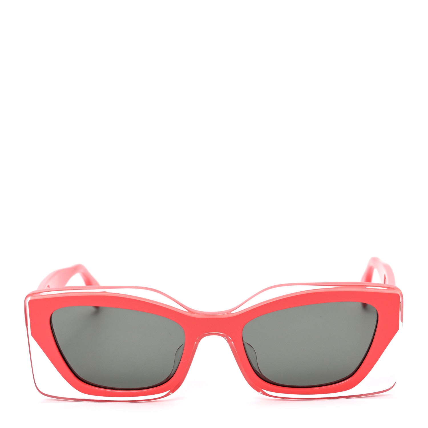 Fendi Acetate Feel Sunglasses FE40034U Coral 2 of 6