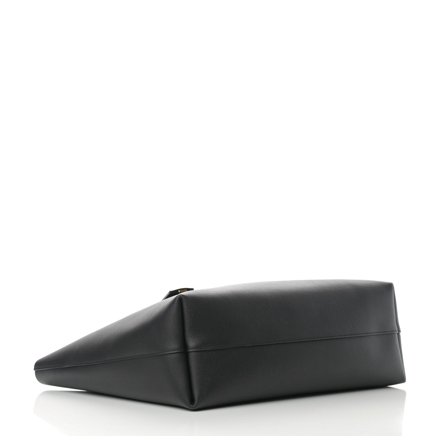 Calfskin Large Shopping Tote Black