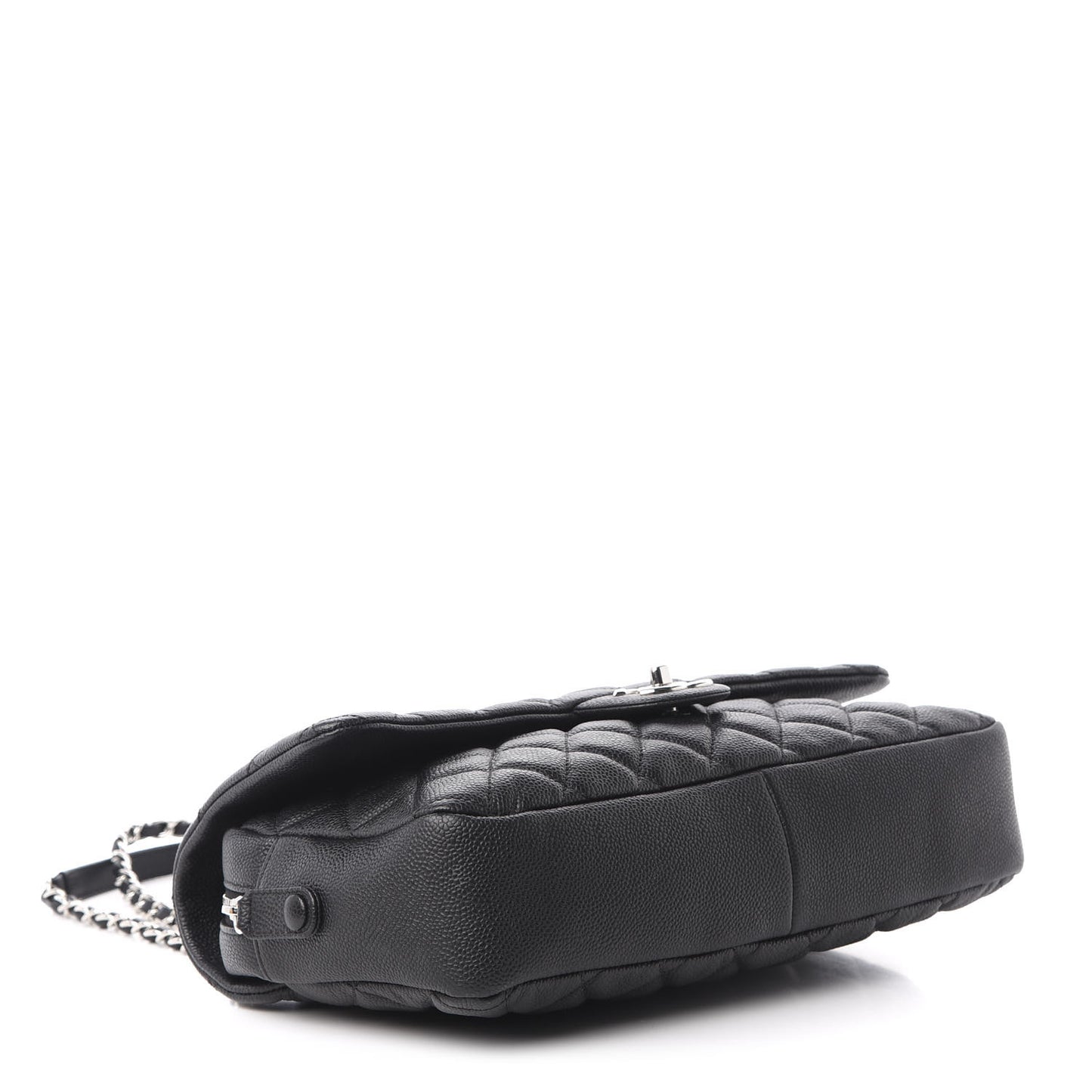 Caviar Quilted Jumbo Easy Flap Black