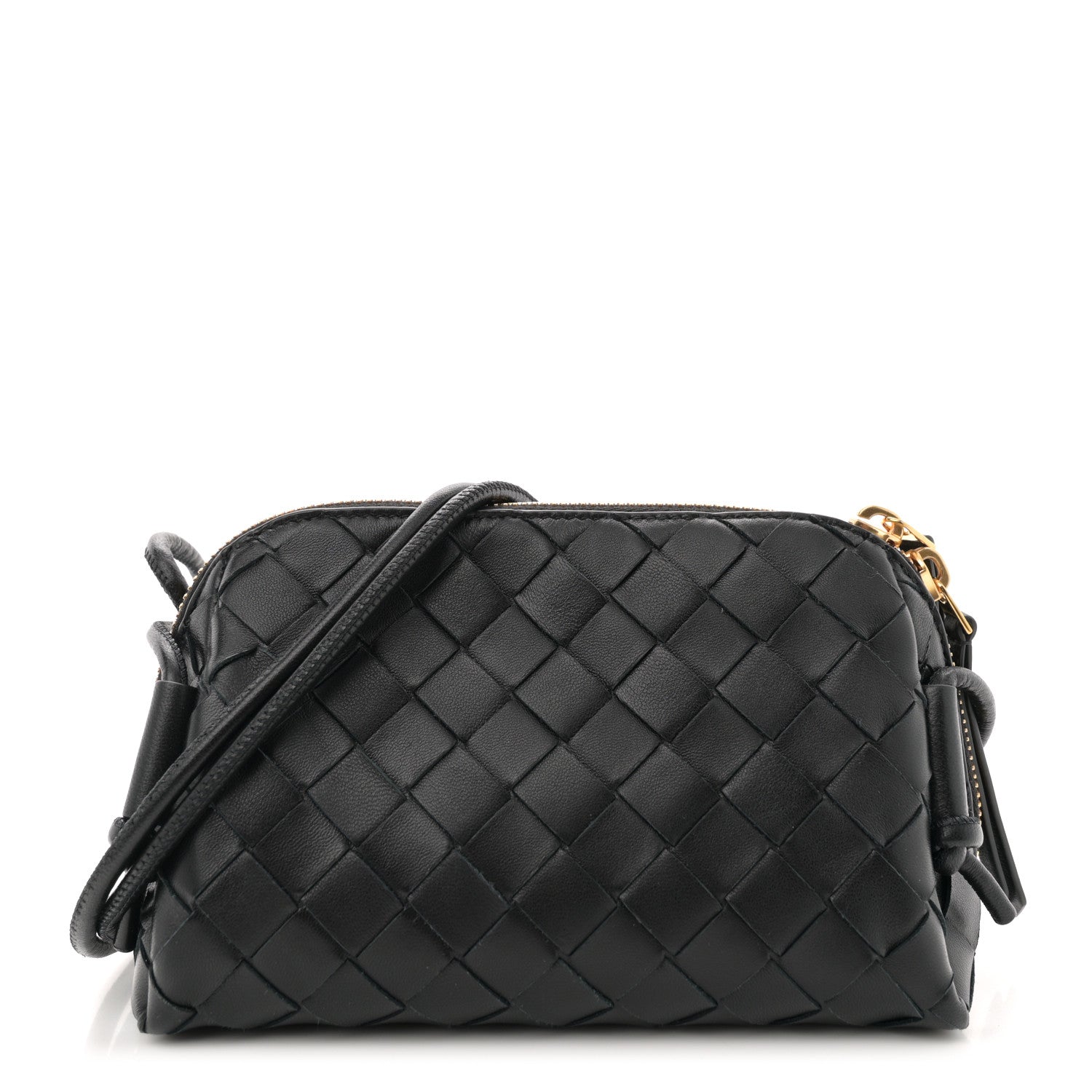 Bottega Veneta Nappa Intrecciato Concert Pouch Black 1 of 10