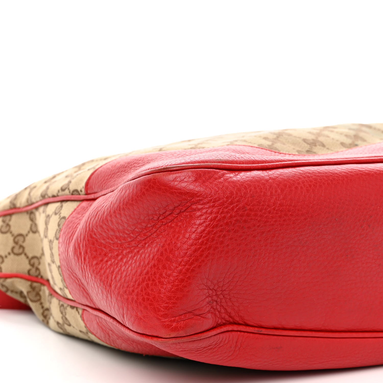 Gucci Monogram Medium Diana Bamboo Shoulder Bag Red 9 of 13