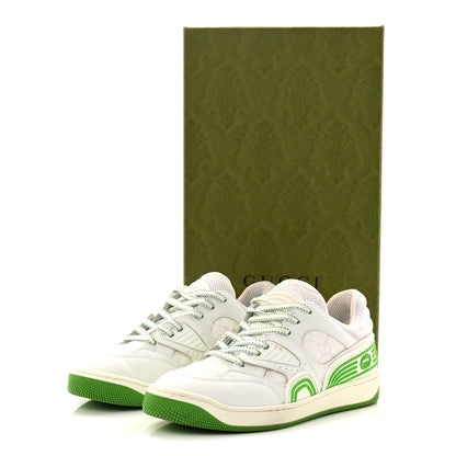 Gucci Demetra GG Supreme Monogram Womens Basket Low Top Sneakers 35 Great White Green 11 of 11
