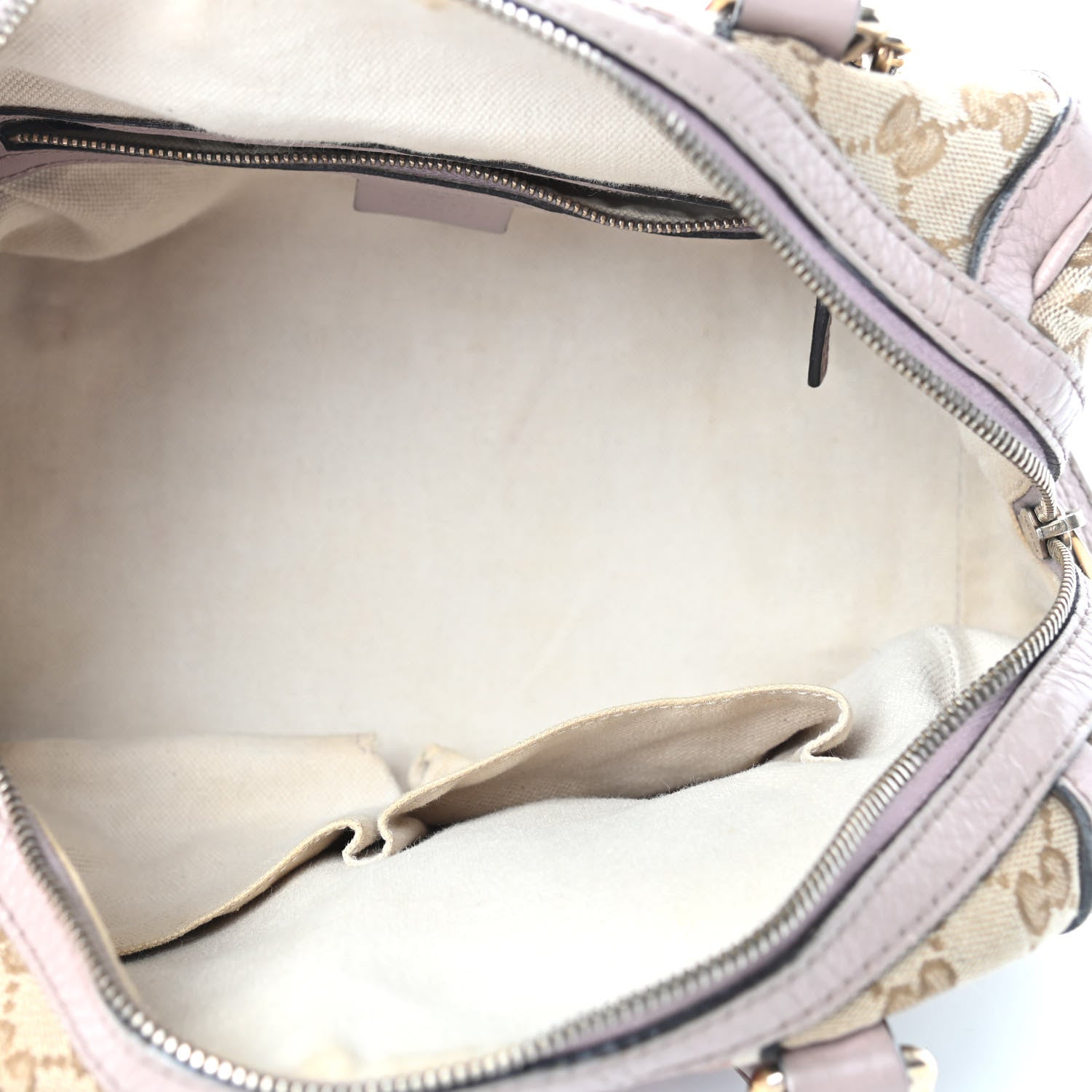 Gucci Monogram Vintage Web Small Boston Lilac 5 of 10