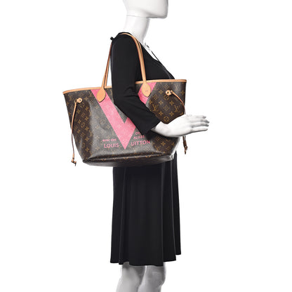 Louis Vuitton Monogram V Neverfull MM Grenade 2 of 16