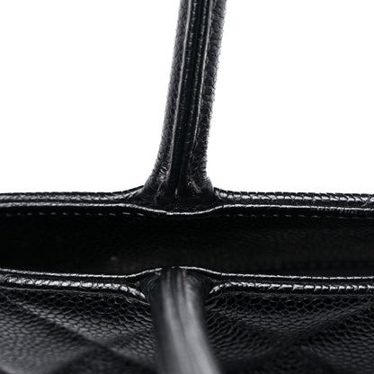 Chanel Caviar Quilted Medallion Tote Black 19 of 19