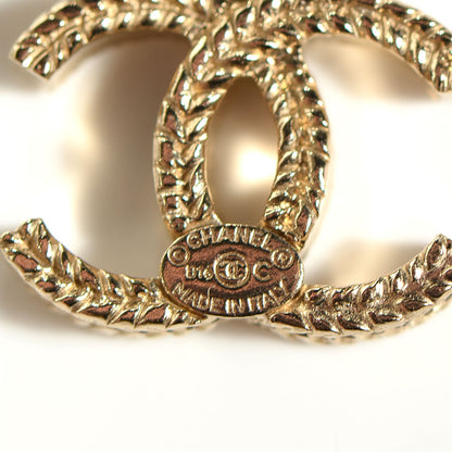 Chanel Pearl Camellia CC Long Necklace Gold Pink Green 6 of 6