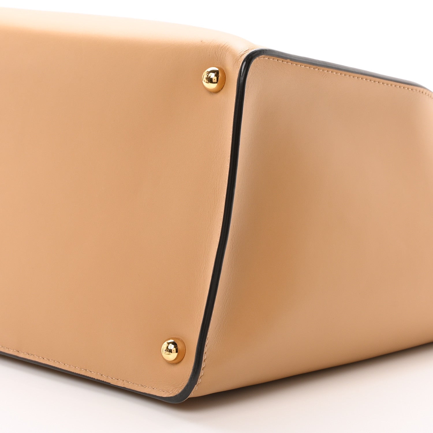 Fendi Vitello King Medium Fendi Way Tote Miele Scuro 10 of 10