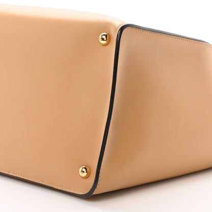 Fendi Vitello King Medium Fendi Way Tote Miele Scuro 10 of 10