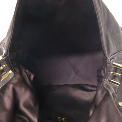 Fendi Vitello Savana Big Forever Mama Baguette Dark Brown 4 of 5