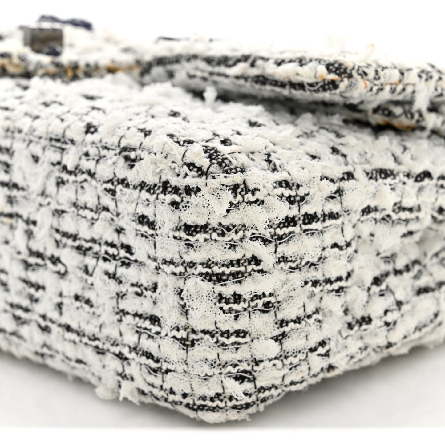Tweed Garden Party 2.55 Reissue 225 Flap White Multicolor