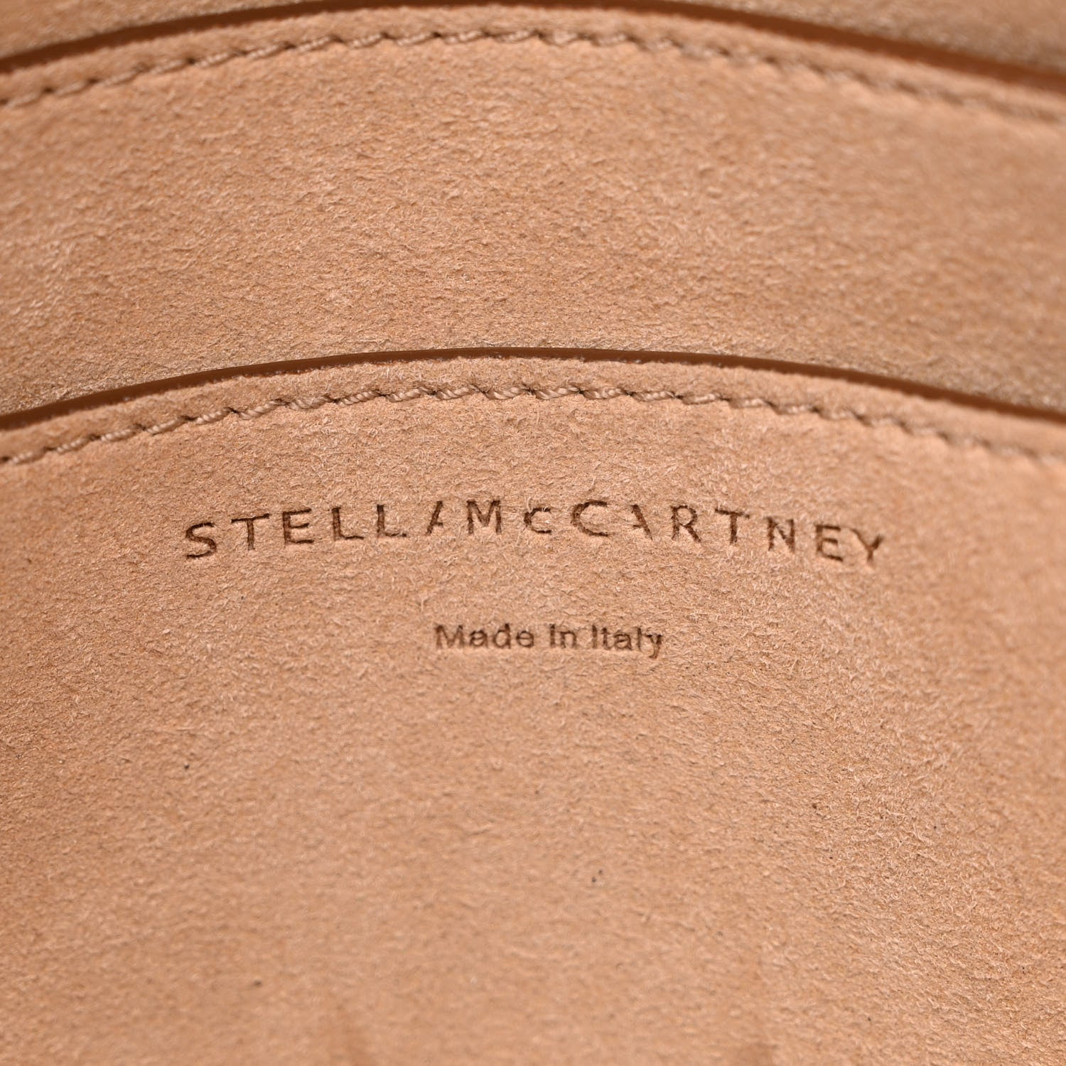 Stella McCartney Eco Alter Nappa Perforated Logo Mini Crossbody Beige 6 of 13