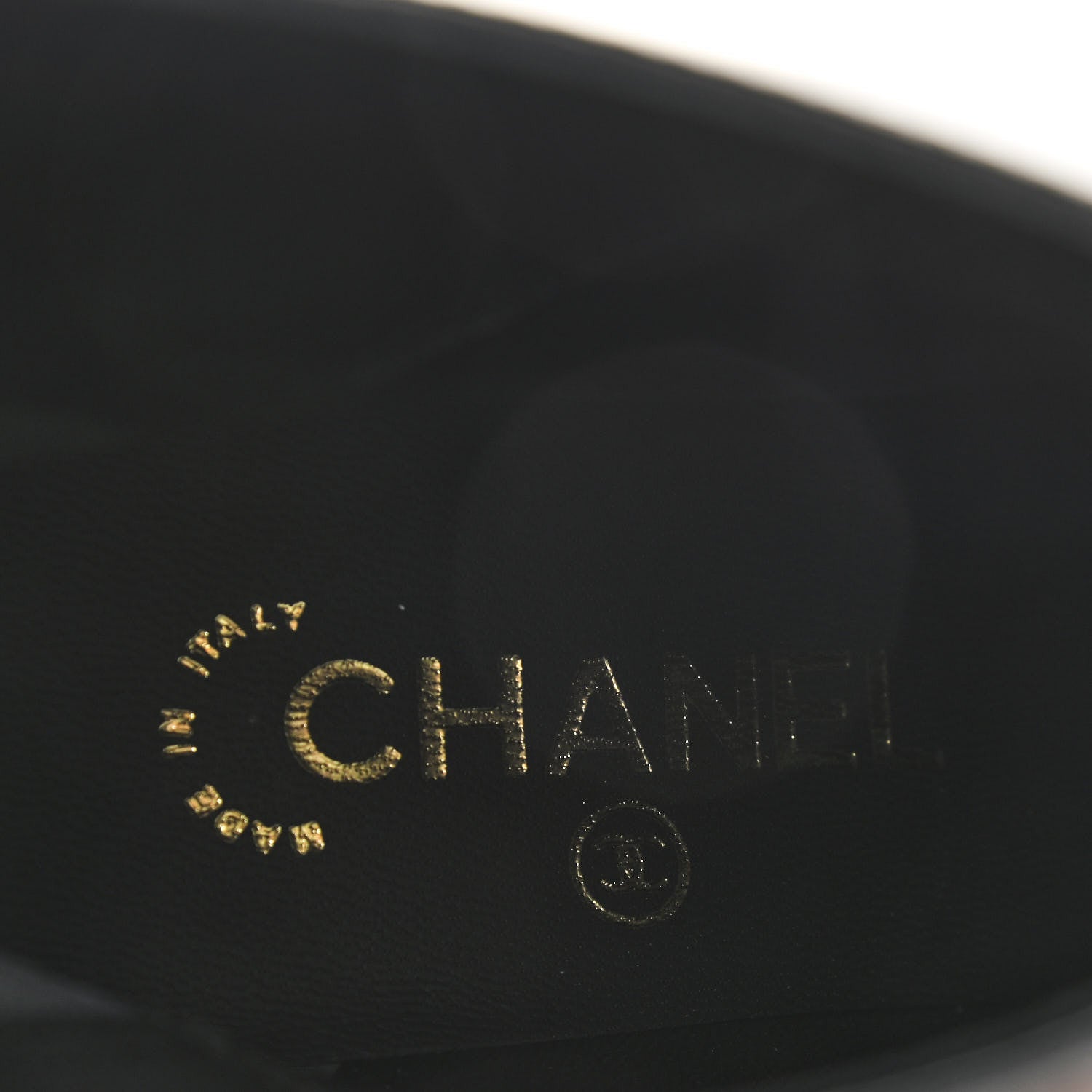 Chanel Crackled Calfskin CC Short Boots 36.5 Black 7 of 10