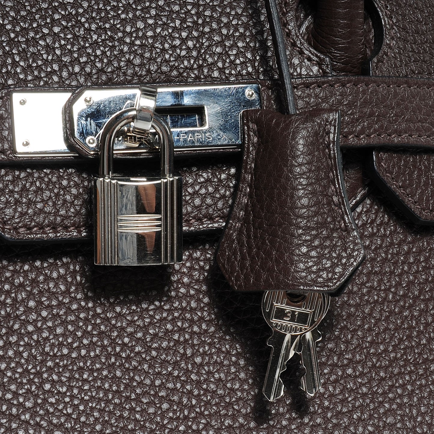 Togo Birkin 35 Chocolate