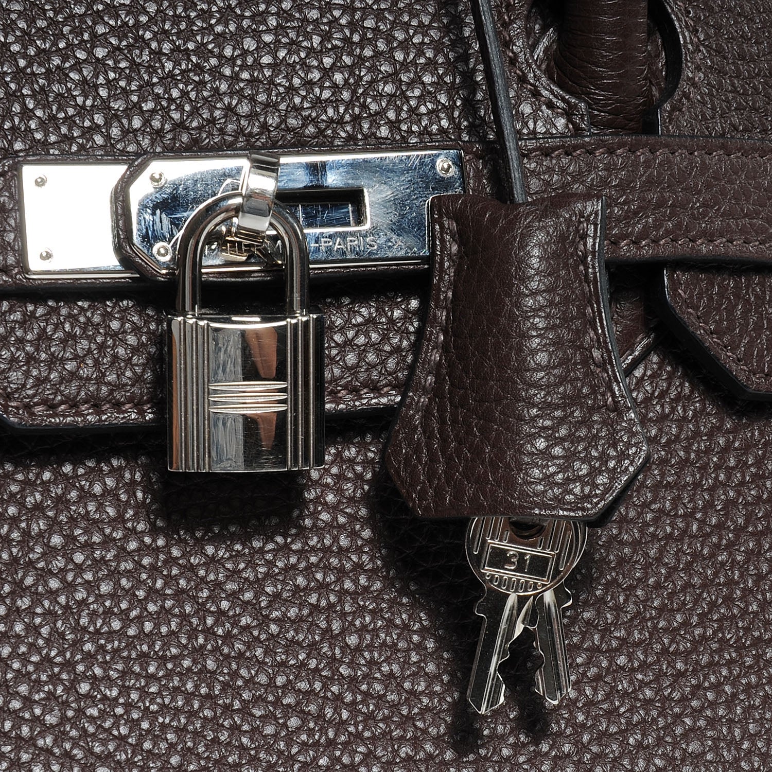 Hermes Togo Birkin 35 Chocolate 5 of 9