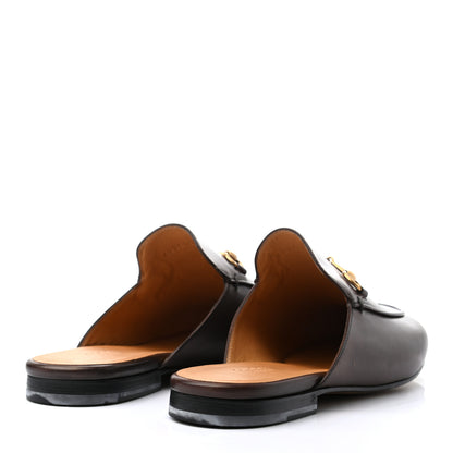 Gucci Calfskin Womens Princetown Slippers 40.5 Fondente Brown 4 of 8