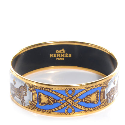 Hermes Enamel Wide Grand Apparat Bracelet 70 1 of 6