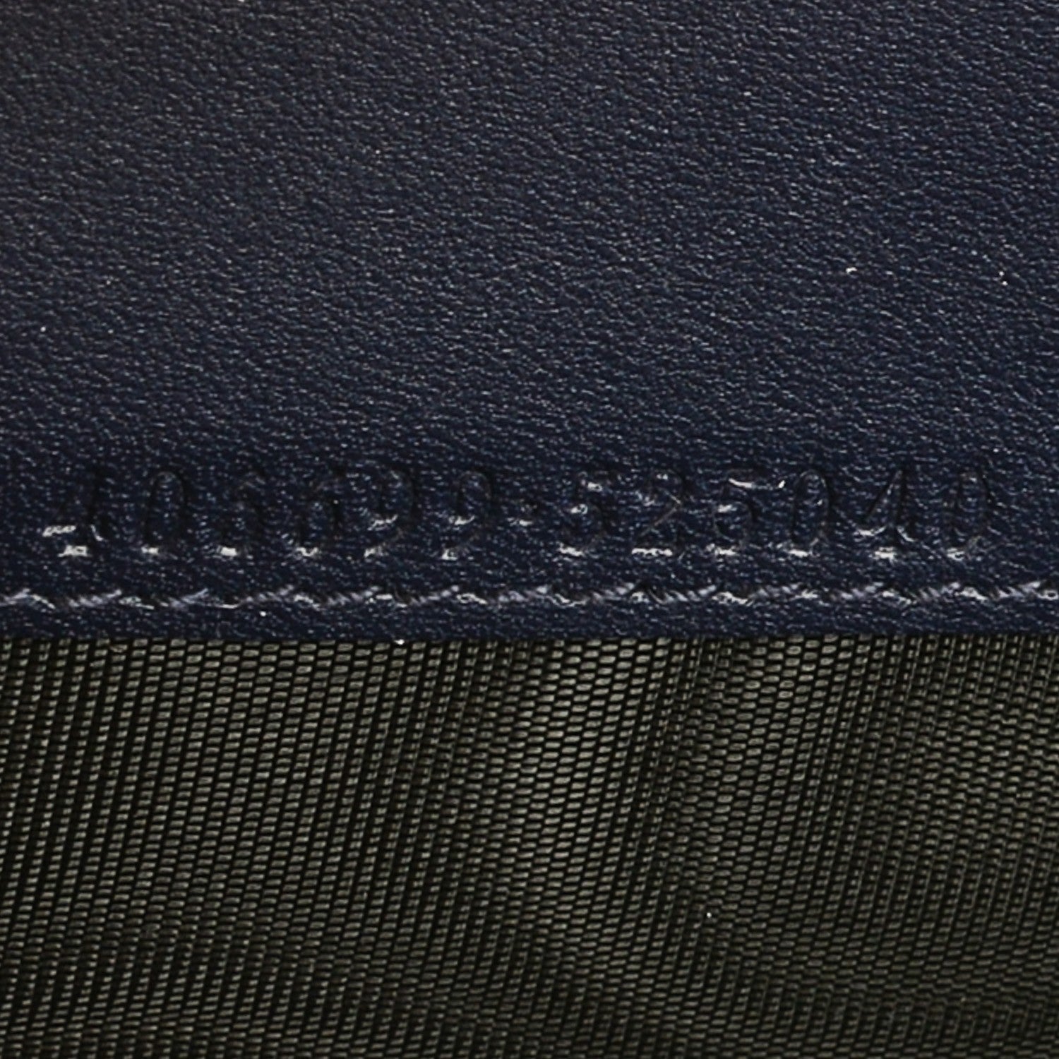 Gucci Guccissima Bi-Fold Card Case Black Blue 7 of 7
