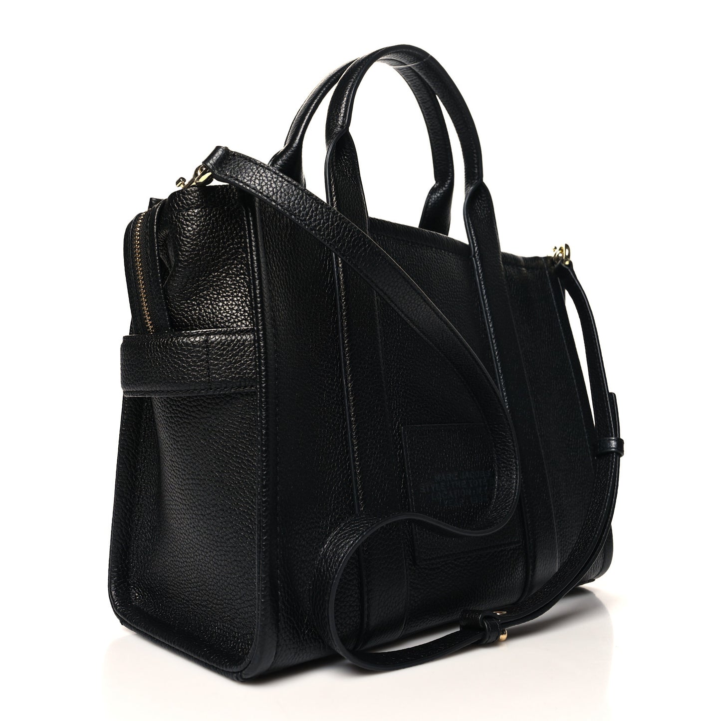 Grained Calfskin Medium The Tote Bag Black