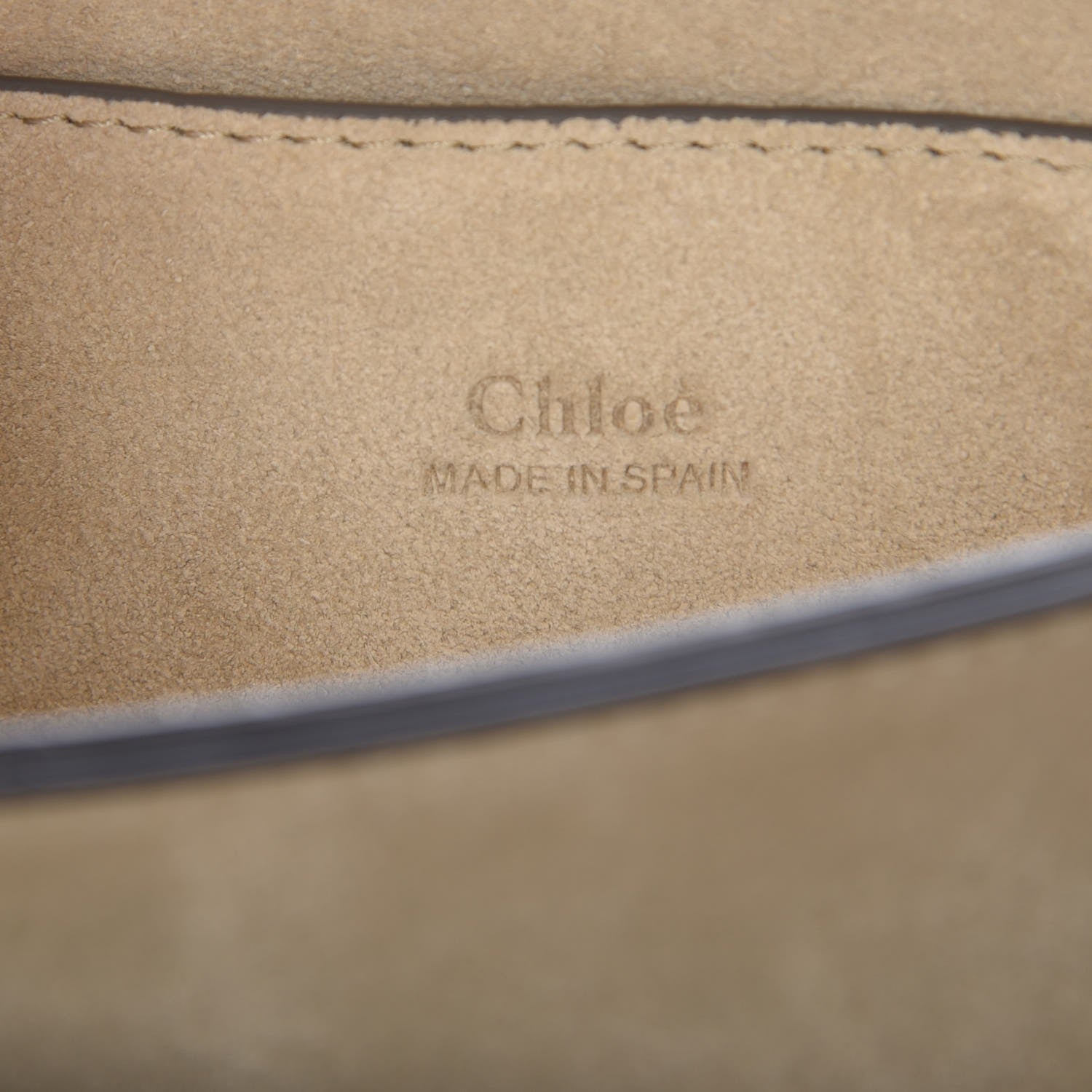 Chloe Suede Calfskin Small Faye Shoulder Bag Lemonade 6 of 7