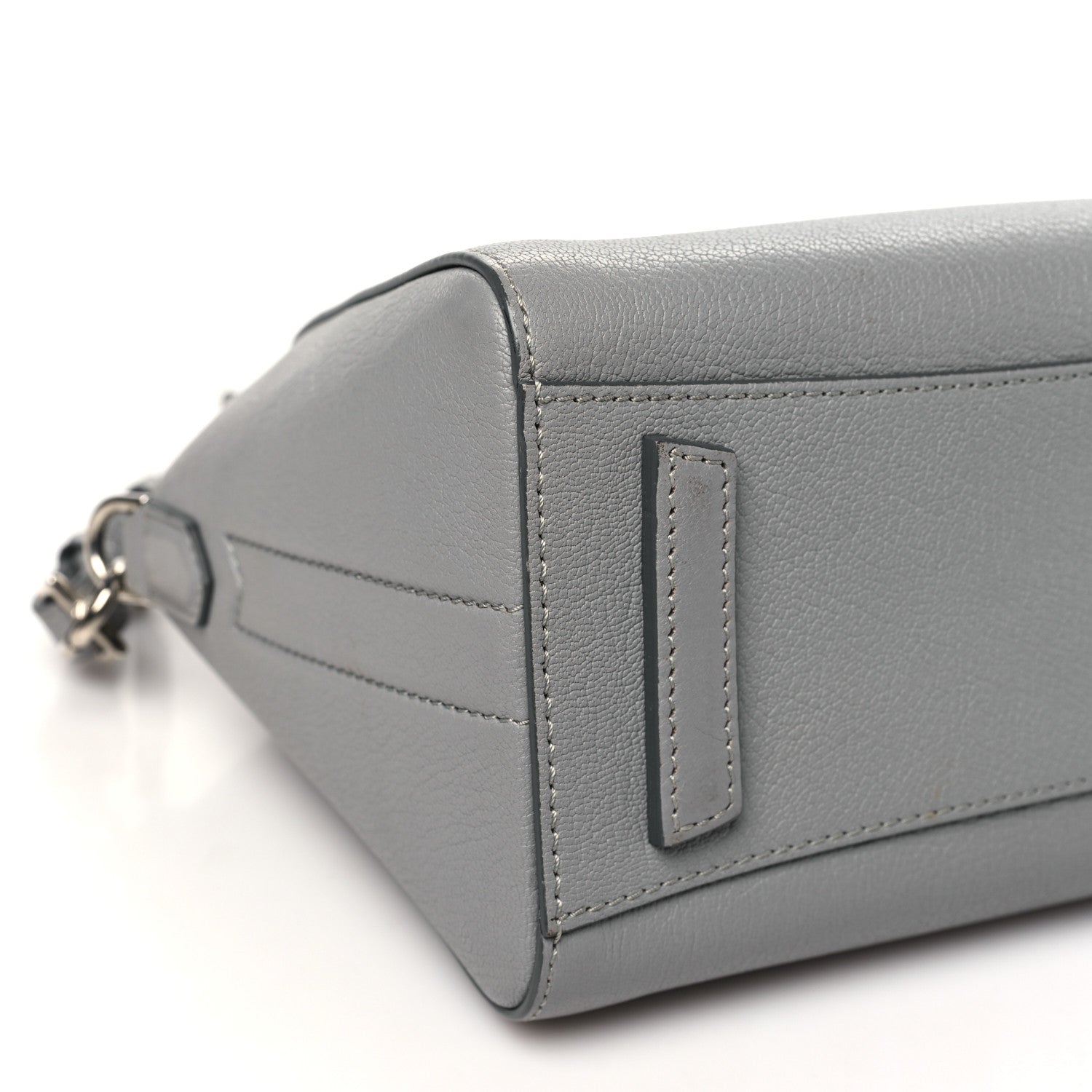 Givenchy Sugar Goatskin Mini Antigona Pearl Grey 9 of 12