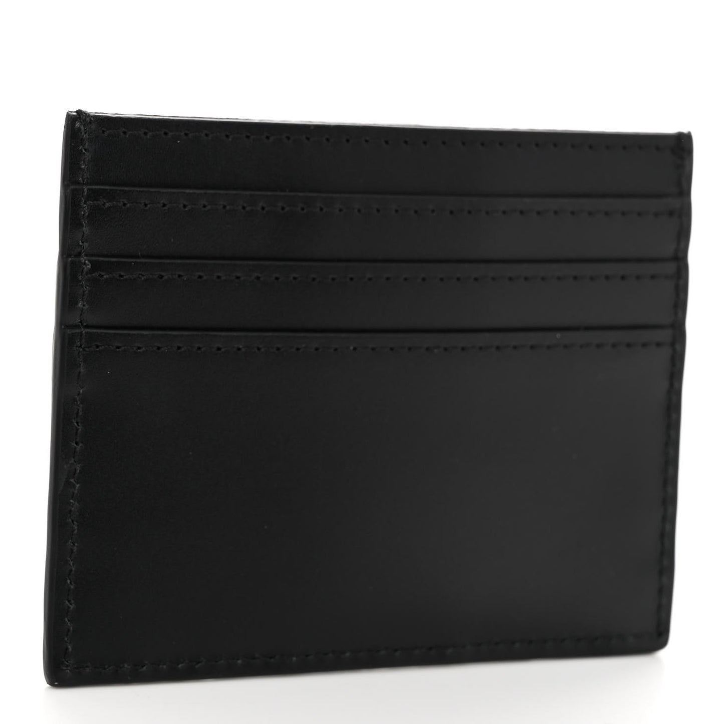 Vitello Grace FF Embossed Card Holder Black