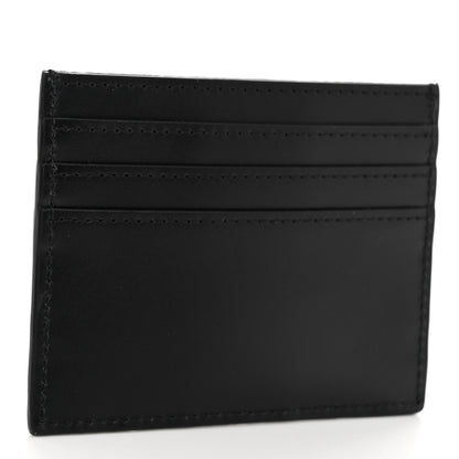 Fendi Vitello Grace FF Embossed Card Holder Black 3 of 6