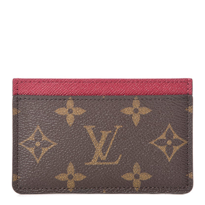 Louis Vuitton Monogram Card Holder Fuchsia 1 of 8