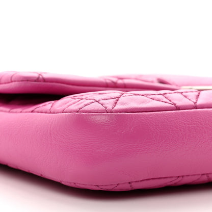 Christian Dior Lambskin Cannage Miss Dior Promenade Pouch Fuchsia 9 of 11