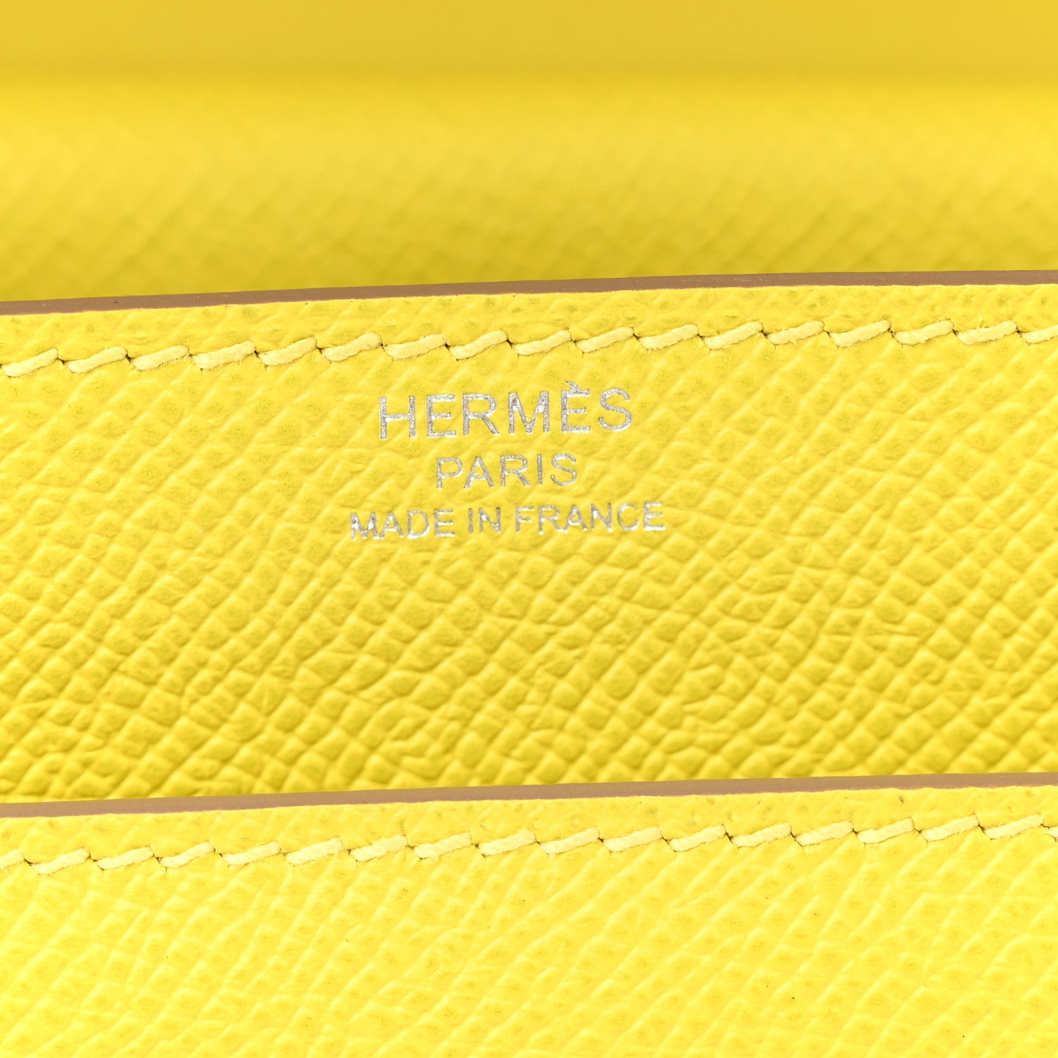 Hermes Epsom Verrou 21 Lime 6 of 11