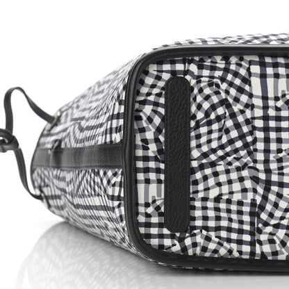 MCM Visetos Medium Liz Reversible Shopper Tote Black 14 of 15