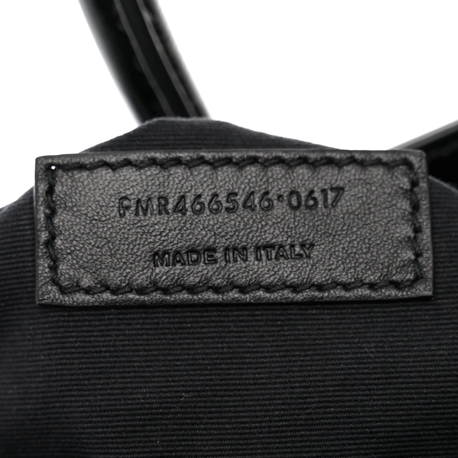 Saint Laurent Textured Patent Calfskin Small Sac De Jour Black 8 of 11