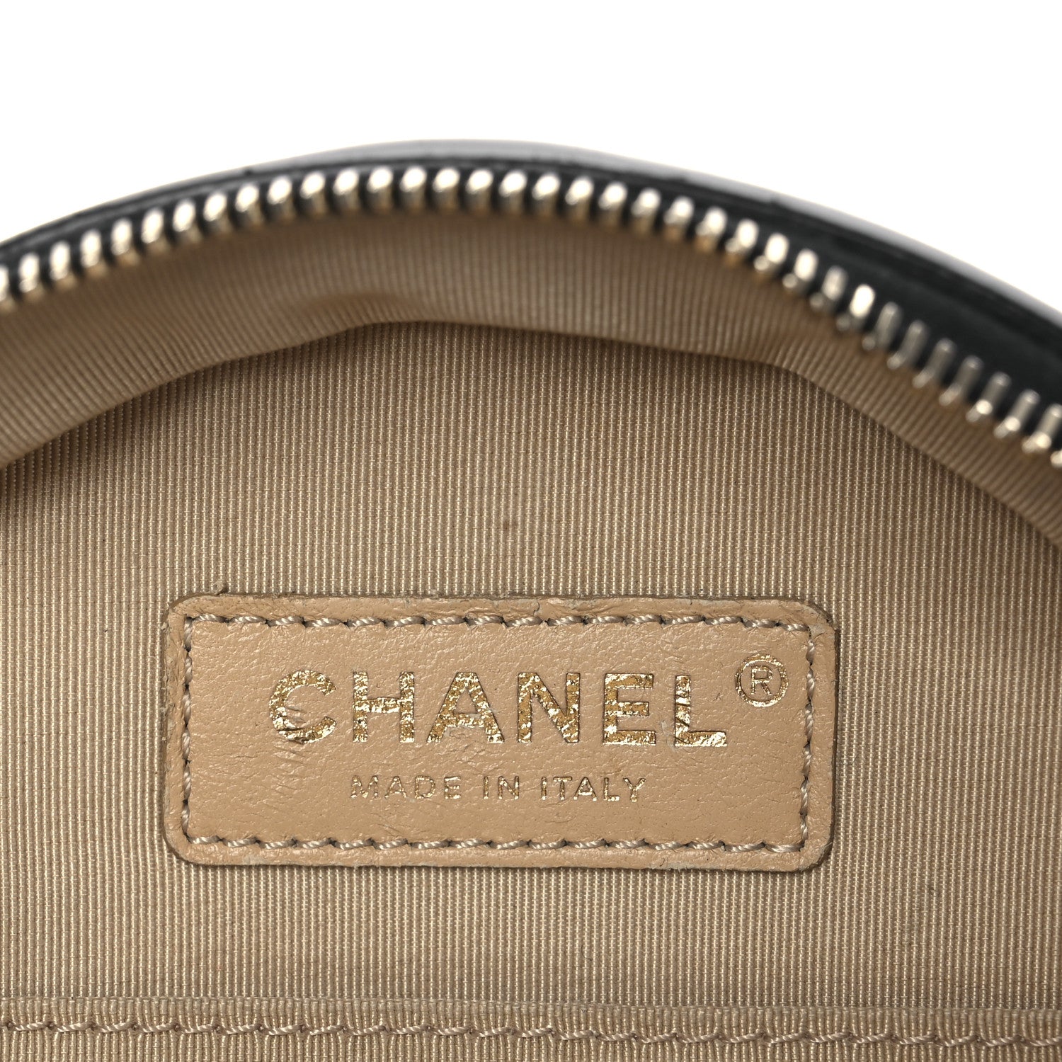 Chanel Glazed Calfskin Round As Earth Evening Bag Black 6 of 13