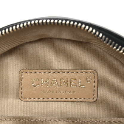 Chanel Glazed Calfskin Round As Earth Evening Bag Black 6 of 13