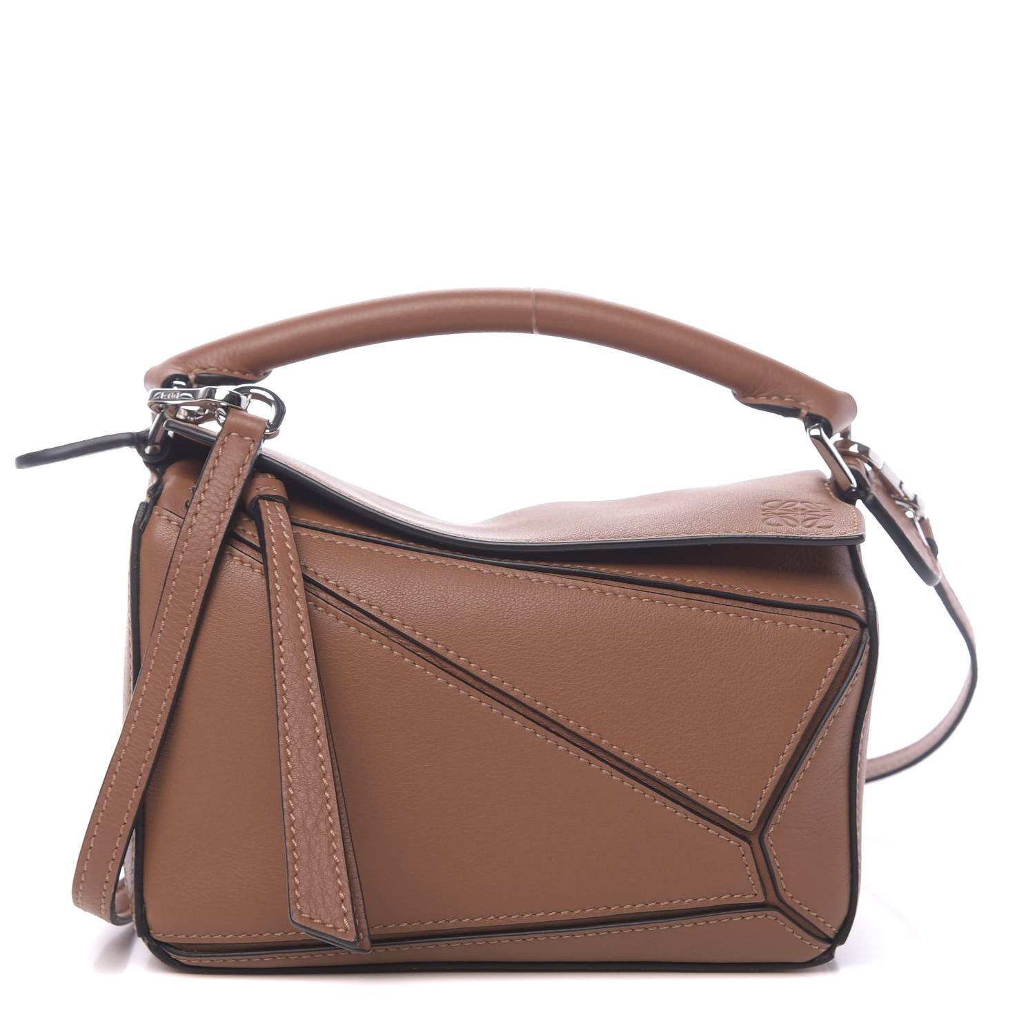 Loewe Calfskin Mini Puzzle Bag Tan 1 of 9