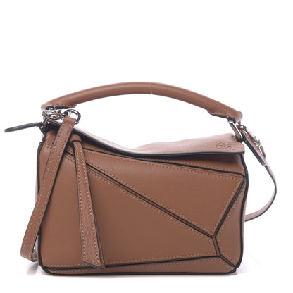 Loewe Calfskin Mini Puzzle Bag Tan 1 of 9