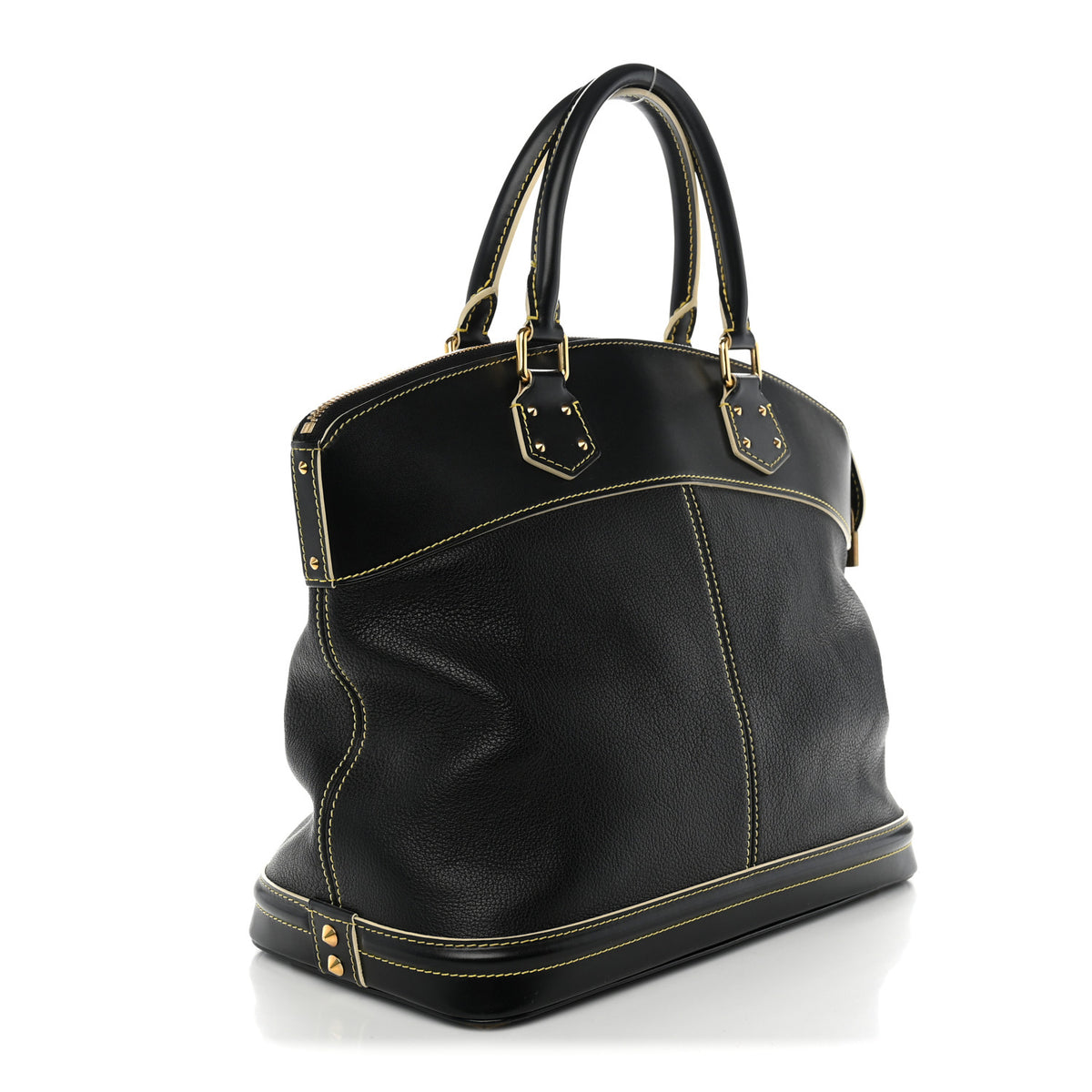 Louis Vuitton Suhali Lockit MM Black 3 of 14