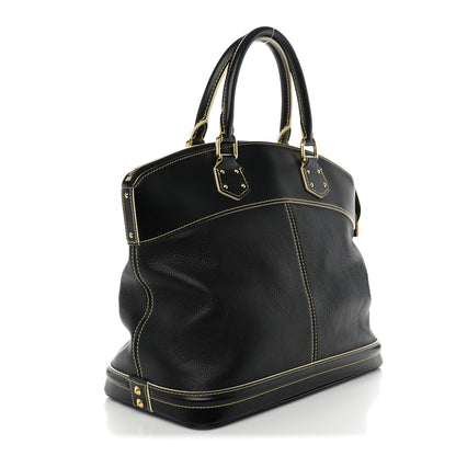 Louis Vuitton Suhali Lockit MM Black 3 of 14