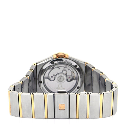 Omega Stainless Steel 18K Yellow Gold 35mm Constellation Quartz Watch 123.20.35.20.02.002 3 of 4