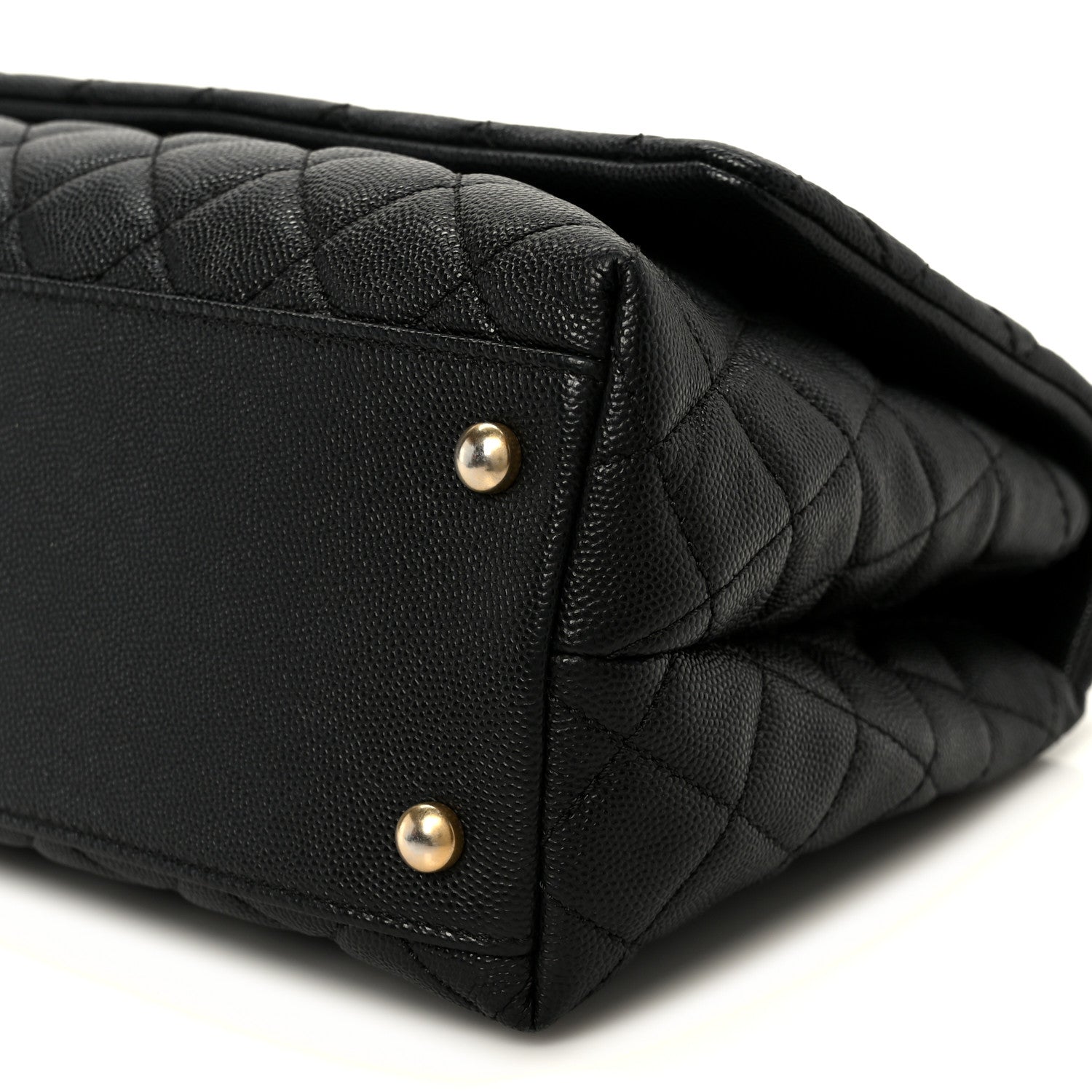 Chanel Caviar Quilted Small Coco Handle Flap Black 11 of 11
