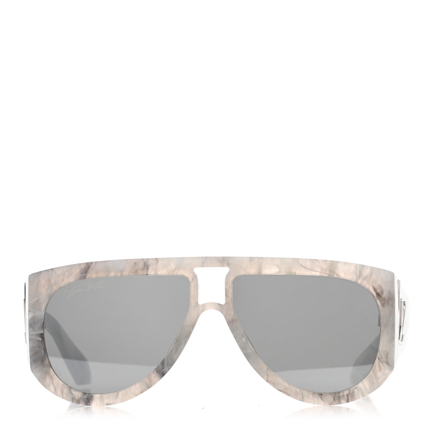 Acetate Selby Sunglasses Z1248E White Marble