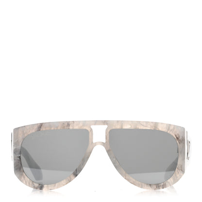 Louis Vuitton Acetate Selby Sunglasses Z1248E White Marble 2 of 7