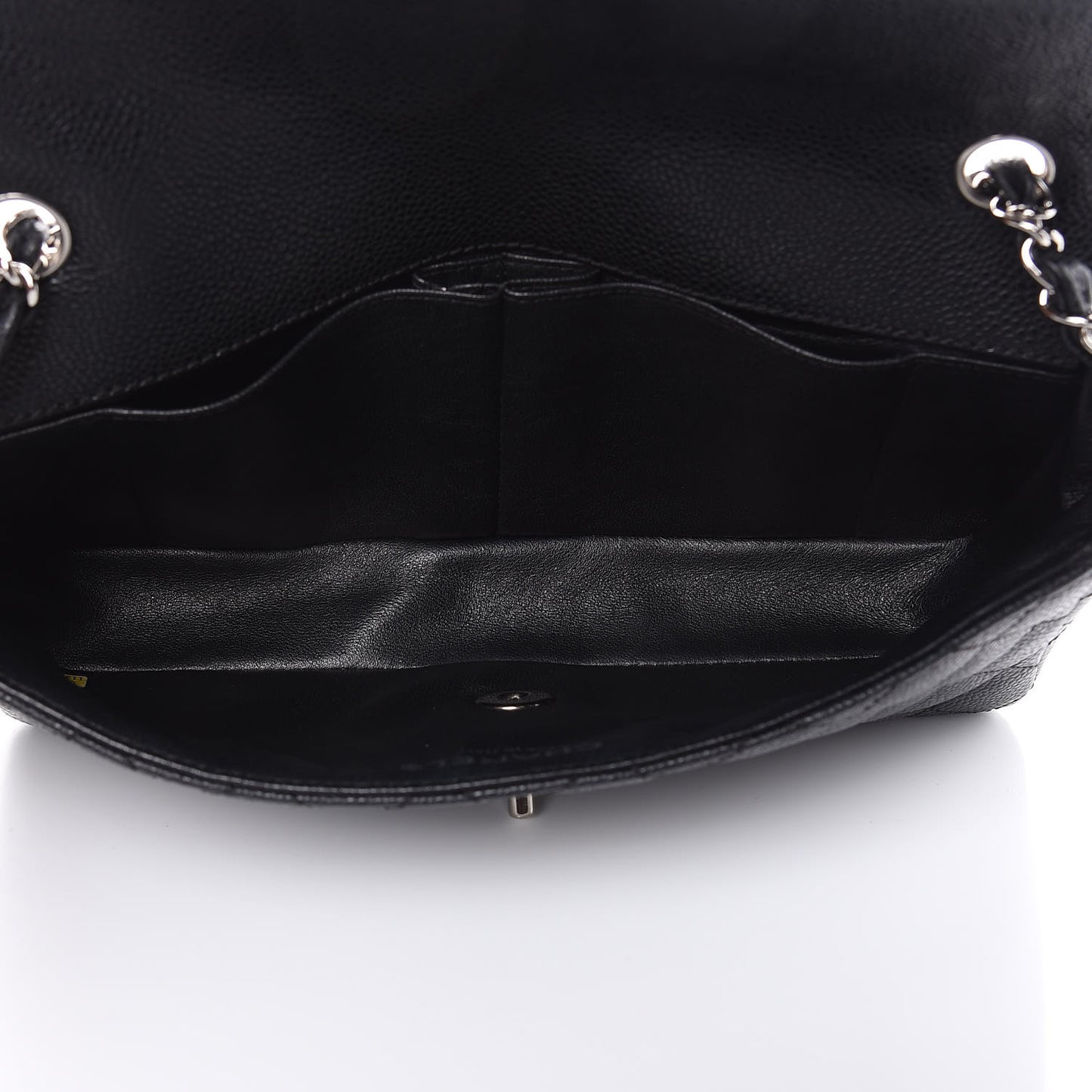 Caviar Quilted East West Flap Black