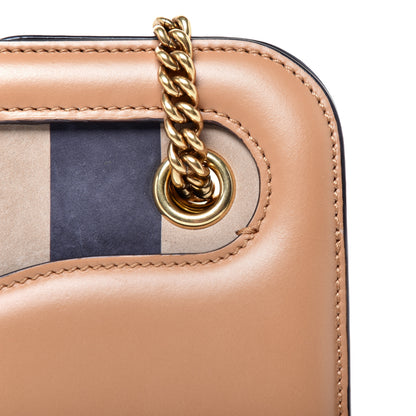Fendi Vitello King Nubuck Pequin Karligraphy Pocket Shoulder Bag Biscuit Tobacco Moro 11 of 11