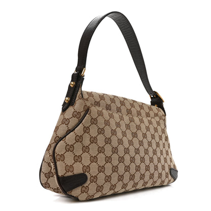 Gucci Monogram Horsebit Chain Flap Shoulder Bag Brown 2 of 9