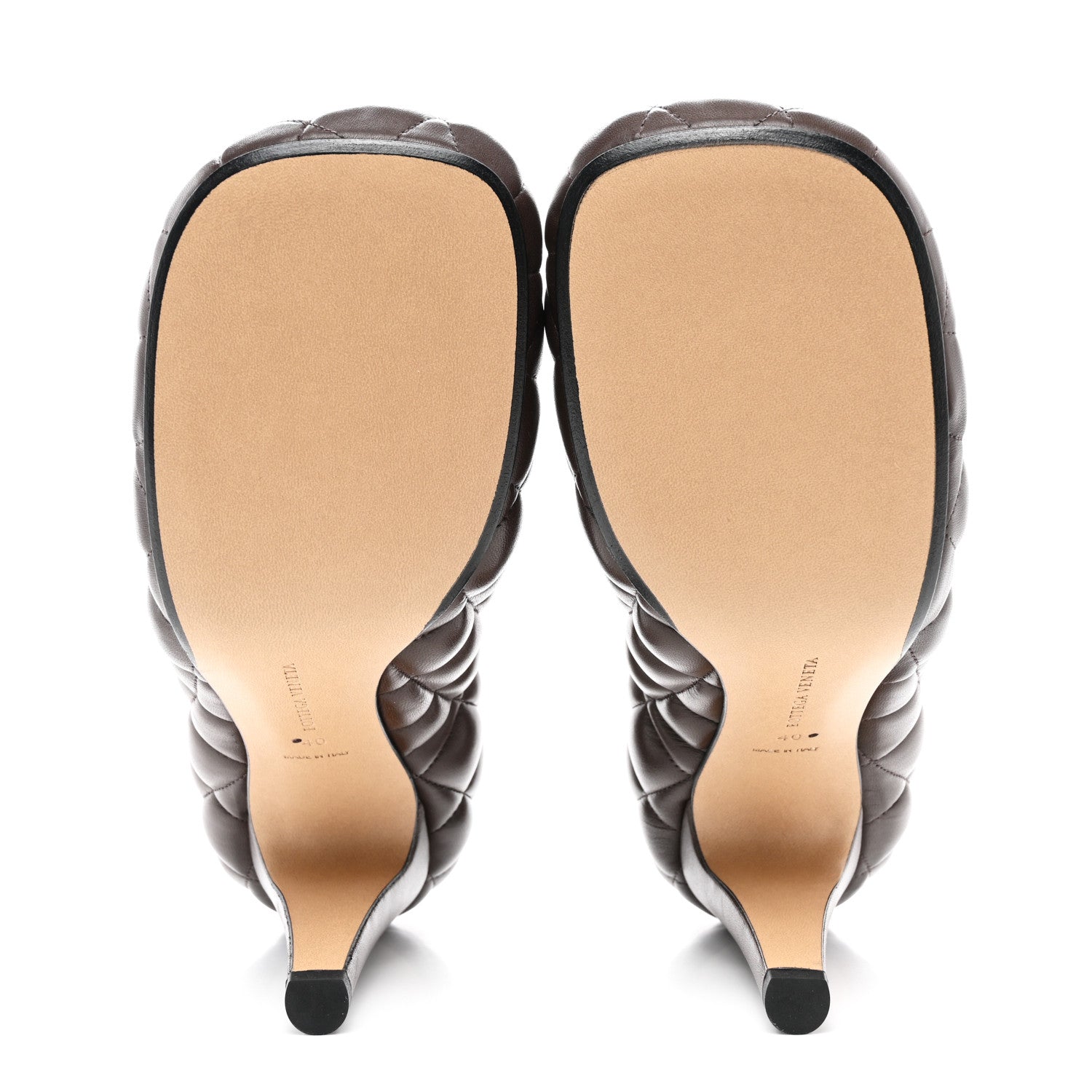 Bottega Veneta Nappa Matelasse Padded Dream Pumps 40 Chocolate 5 of 9