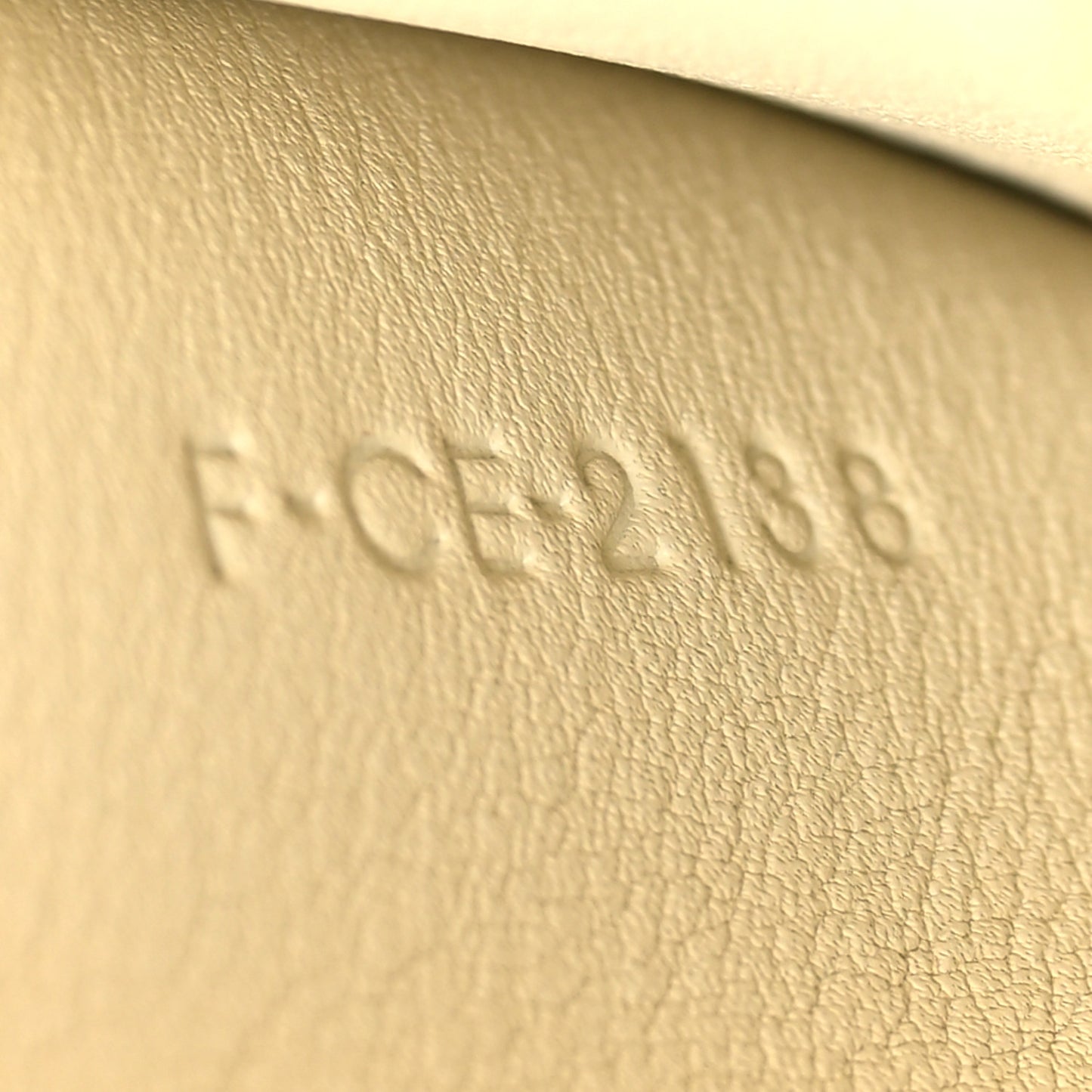 Shiny Smooth Calfskin Medium Frame Shoulder Bag Chalk Mastic