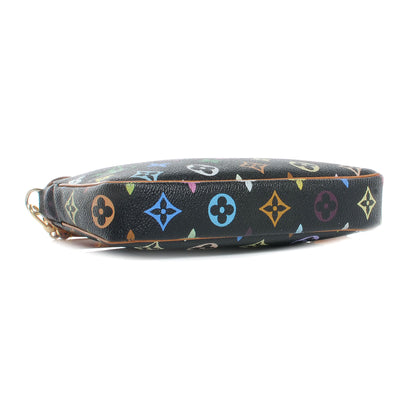 Louis Vuitton Monogram Multicolor Pochette Accessories Black 5 of 9