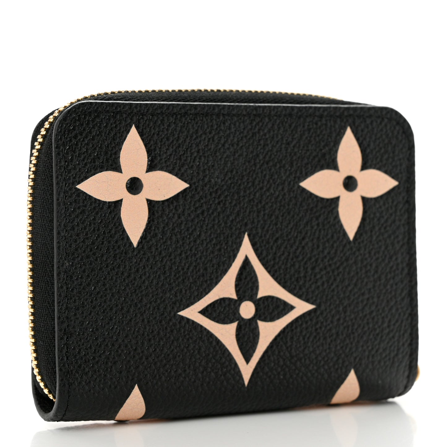 Empreinte Monogram Giant Zippy Coin Purse Black Beige