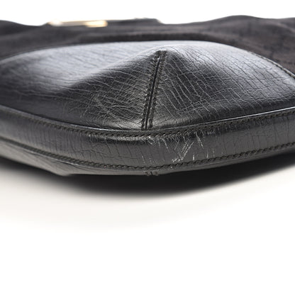Gucci Monogram Hasler Hobo Black 12 of 14
